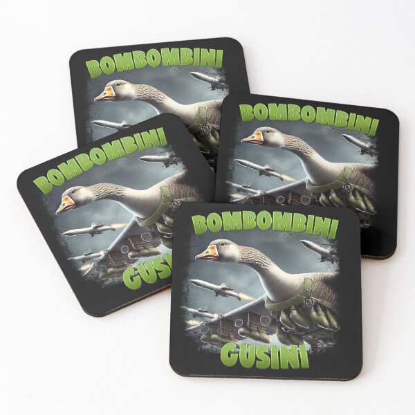 Item preview, Bombombini Gusini Goose Meme with Missiles designed and sold by GeekStorie.