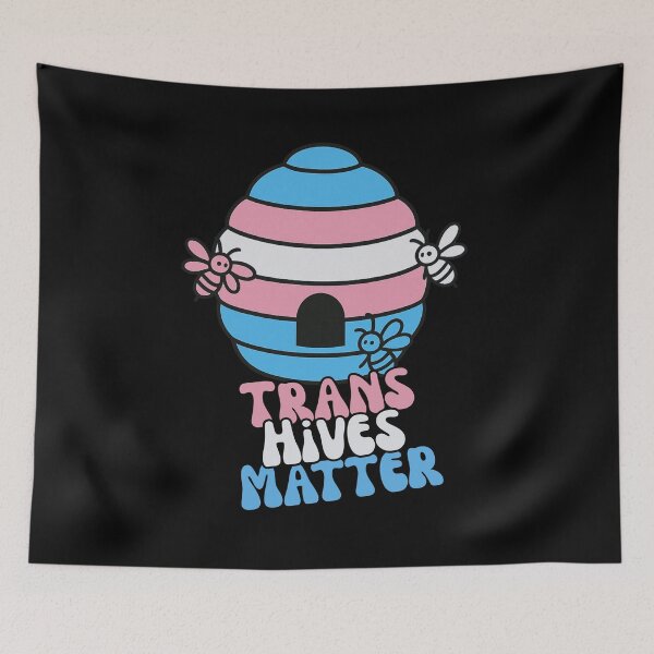Item preview, Trans Hives Matter - Bee Proud, Bee Loud, Bee Trans designed and sold by The Tower Project.