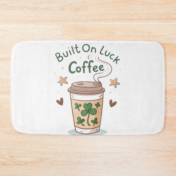 Item preview, Built on Luck and Coffee designed and sold by Lucky 777.