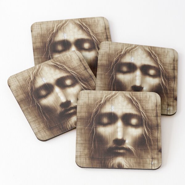 Item preview, Sacred Cloth Face – Symbolic Sepia Art designed and sold by JenniferCreaArte .