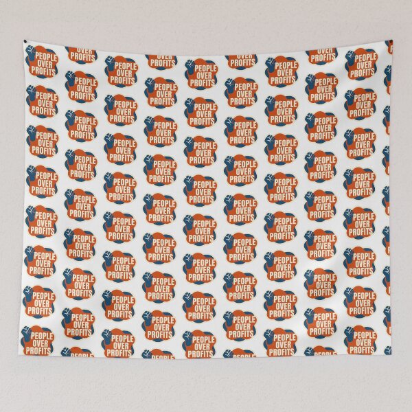 Item preview, Anti-Corporate Greed - People Over Profits designed and sold by ZibiArt.