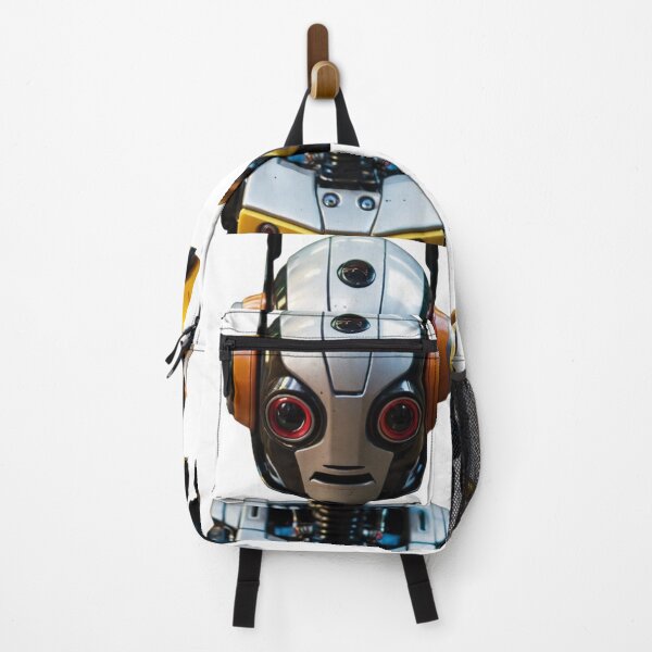 Item preview, Cute Retro Robot – Colorful Sci-Fi Buddy with Big Eyes | Vintage Mech Design designed and sold by Artitude Studio.