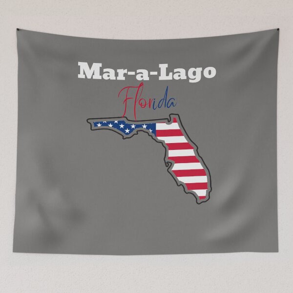 Item preview,  Mar-a-Lago Florida, great holiday destination, American Flag designed and sold by Right-UR.