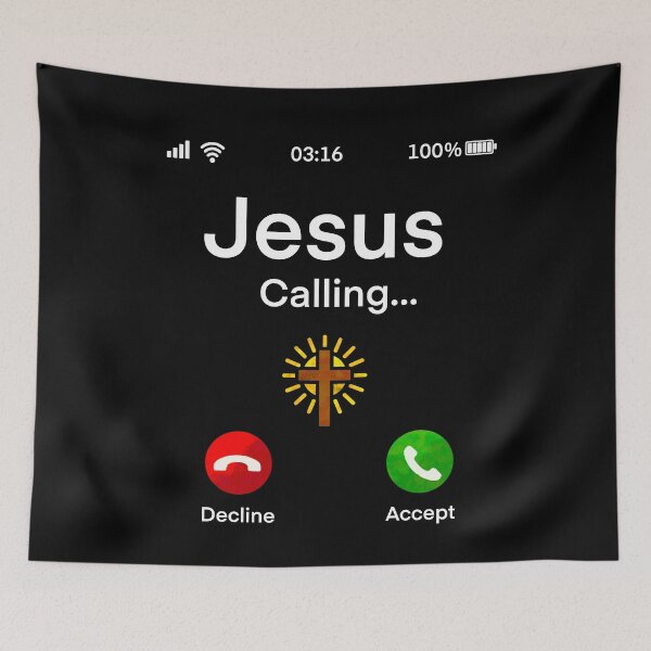 Item preview, Incoming call from Jesus designed and sold by mwebba2005.