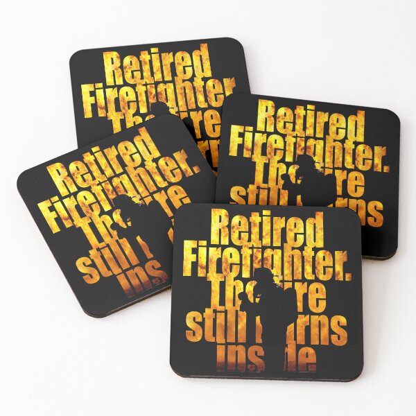 Item preview, Retired Firefighter The Fire Still Burns Inside Retirement Essential T-Shirt designed and sold by SunflakeStudio.