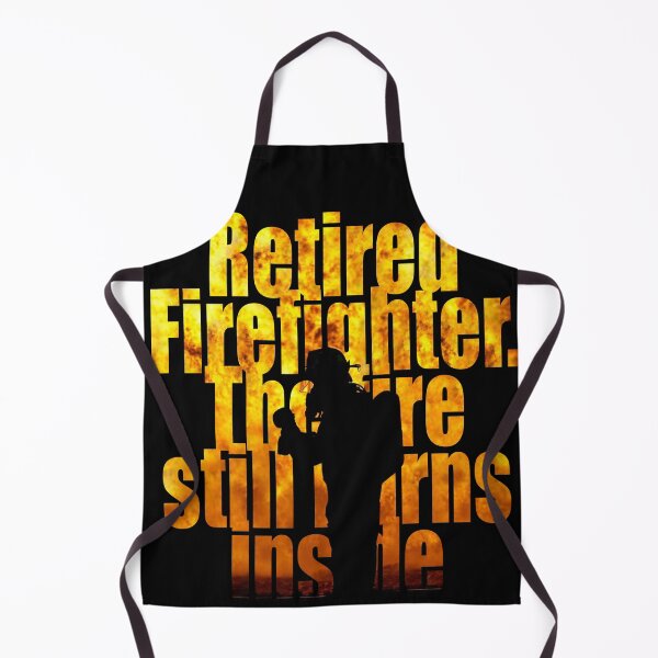 Item preview, Retired Firefighter The Fire Still Burns Inside Retirement Essential T-Shirt designed and sold by SunflakeStudio.