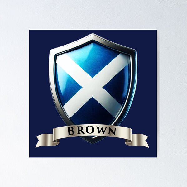 Item preview, Brown Scottish Heritage Shield  designed and sold by Highlandkings.