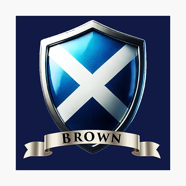 Item preview, Brown Scottish Heritage Shield  designed and sold by Highlandkings.