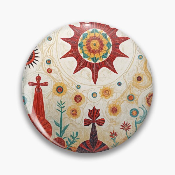 Item preview, Vibrant Mexican Folk Symbolism #7 designed and sold by BoBiloArt.