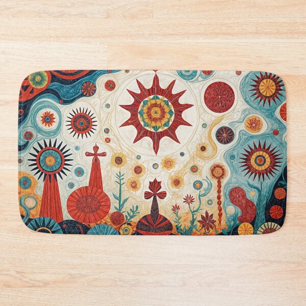 Item preview, Vibrant Mexican Folk Symbolism #7 designed and sold by BoBiloArt.