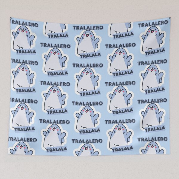 Item preview, Tralalero Tralala Brainrot Funny Cartoon Design designed and sold by wanessacreative.