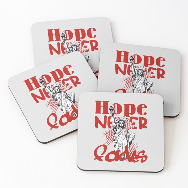 Item preview, Hope NEVER Fades With Liberty Strength Red Letters designed and sold by SplashTastic.