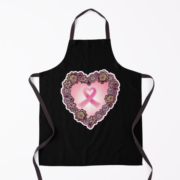 Item preview, Breast Cancer Awareness Ribbon with Heart of Flowers designed and sold by PinkWinkDesigns.