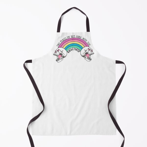 Item preview, Two Places I’m Not Going With You: Back & Forth Skull Rainbow designed and sold by bitebackcobbc.