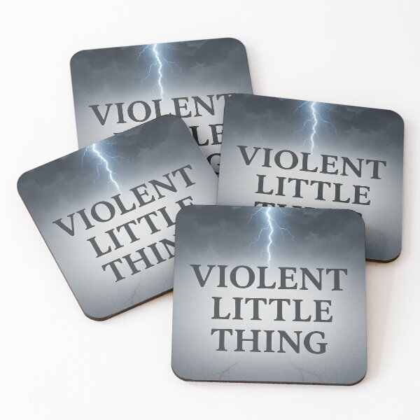 Item preview, Violent Little Thing – Storm Cloud & Lightning designed and sold by BrokenCrownDesigns.