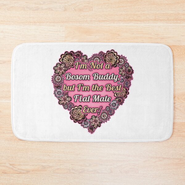 Item preview, Best Flat Mate Heart Shaped Funny designed and sold by PinkWinkDesigns.