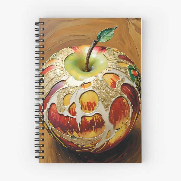 Item preview,  gold covered apple fruit art designed and sold by EmeraldeaArt.