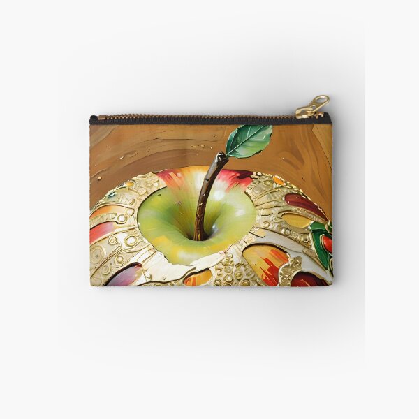 Item preview,  gold covered apple fruit art designed and sold by EmeraldeaArt.
