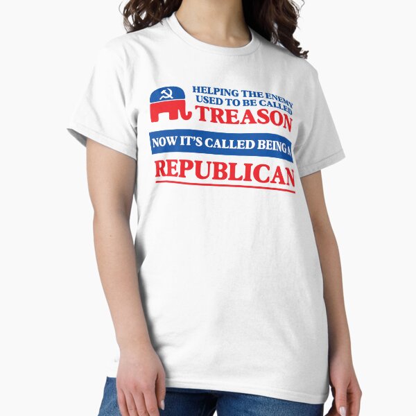 Item preview, Republicans = Treason (Anti-Trump) designed and sold by SabbaticalSteve.