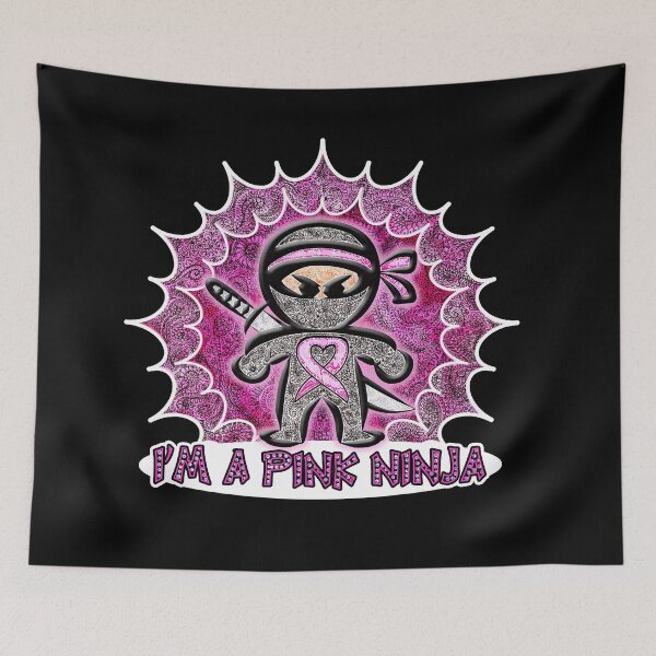 Item preview, I'm a Pink Ninja Breast Cancer Warrior designed and sold by PinkWinkDesigns.