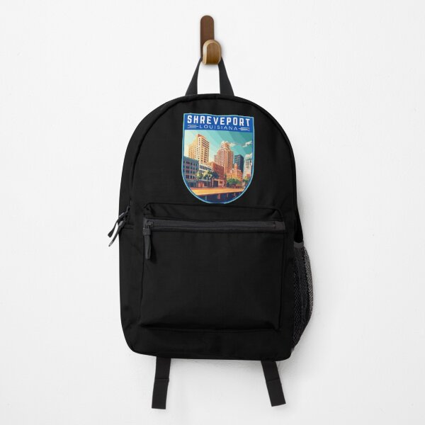 Item preview, Shreveport in Louisiana, USA Vintage Travel Art Badge designed and sold by MaateoDesign.