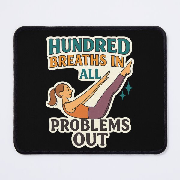 Item preview, Hundred Breaths In, All Problems Out designed and sold by TeesNtotes.