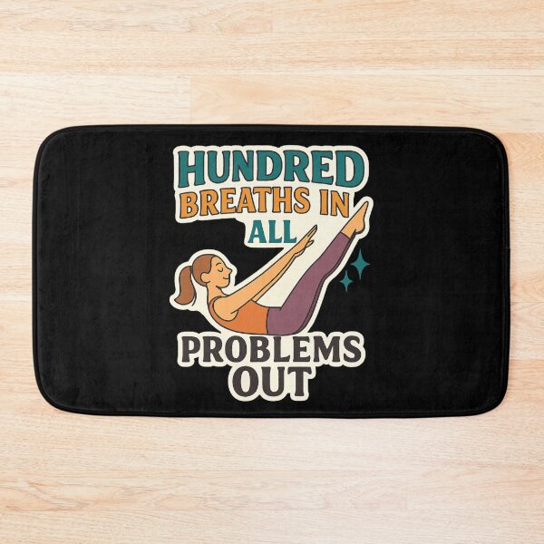 Item preview, Hundred Breaths In, All Problems Out  designed and sold by TeesNtotes.