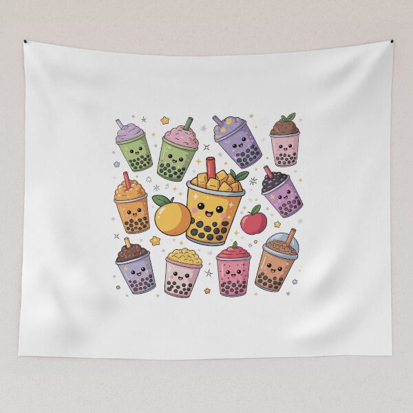 Item preview, Smiling bubble tea  designed and sold by jkrphoto.