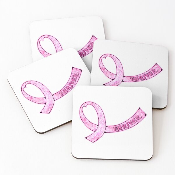 Item preview, Breast Cancer Awareness Ribbon for Thriver designed and sold by PinkWinkDesigns.