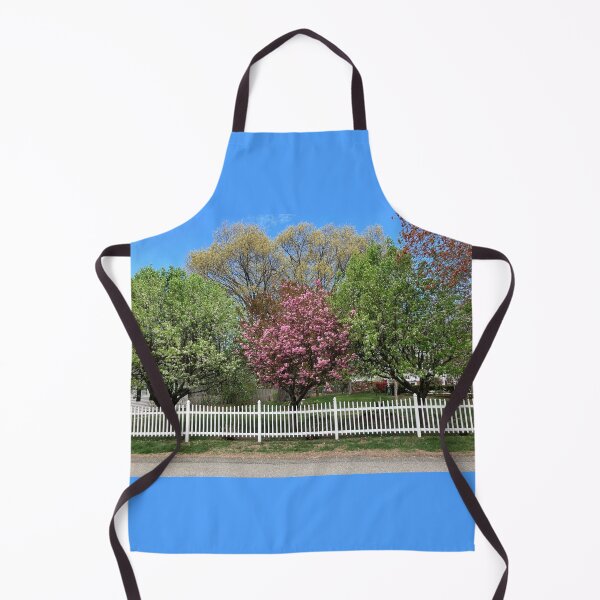 Item preview, Springtime Trees behind a Picket Fence designed and sold by Amanda1775.