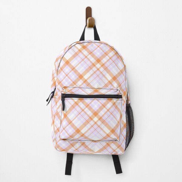 Item preview, Lavender and Orange Plaid designed and sold by Julie Erin Designs.