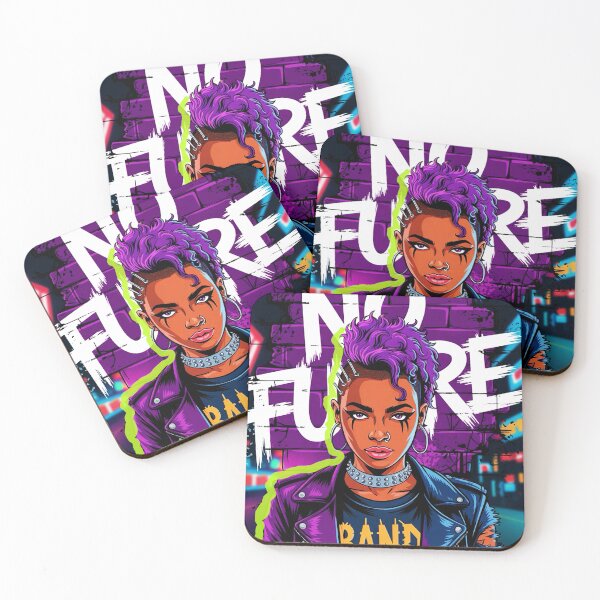 Item preview, "NO FUTURE" Punk Chick designed and sold by R0X Designs .