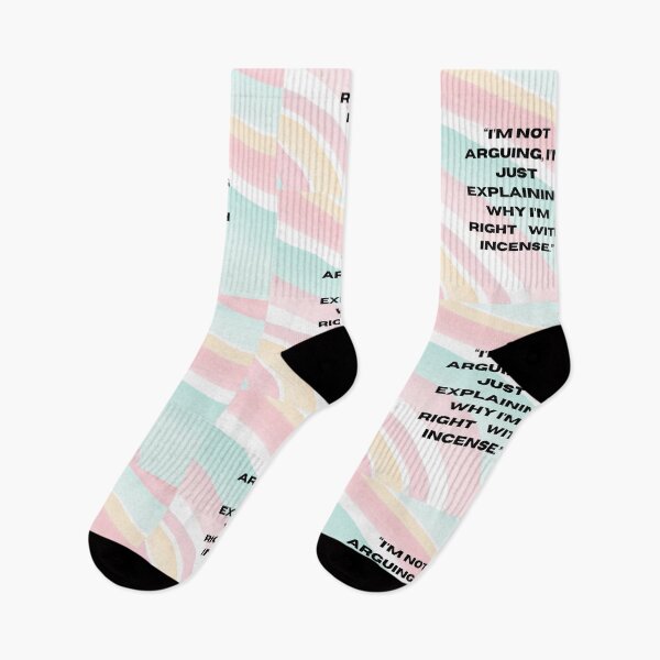 Item preview, I’m Not Arguing I’m Just Explaining Why I’m Right – Funny Hippie Incense Quote designed and sold by Pamthedesigner.