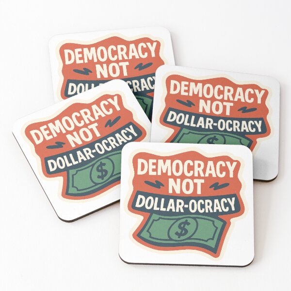 Item preview, Ban Corporate Lobbying - Democracy, Not Dollar-ocracy designed and sold by ZibiArt.