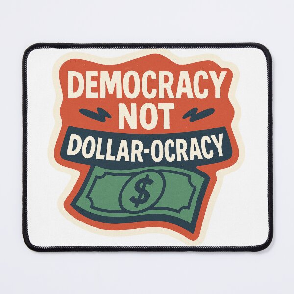Item preview, Ban Corporate Lobbying - Democracy, Not Dollar-ocracy designed and sold by ZibiArt.
