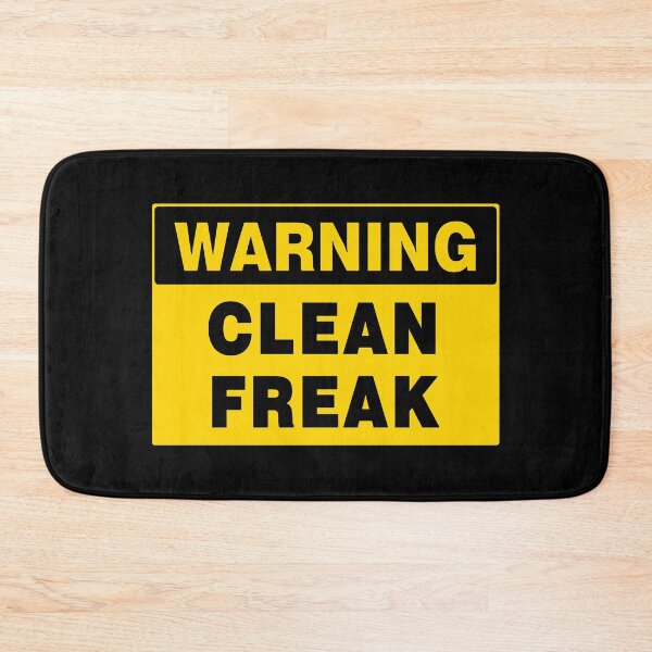 Item preview, WARNING SIGN, CLEAN FREAK, NOVELTY SIGNAGE, QUIRKY designed and sold by AASparksDesigns.