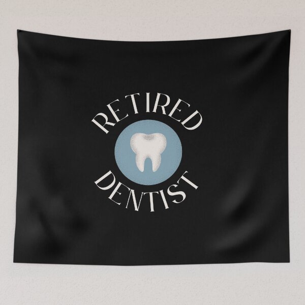 Item preview, Retired Dentist Retirement Classic T-Shirt designed and sold by SunflakeStudio.