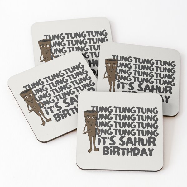 Item preview, Tung Tung Tung Sahur (Italian Brainrot)  - it's Sahur Birthday (Pun)  designed and sold by jessicaleah15.