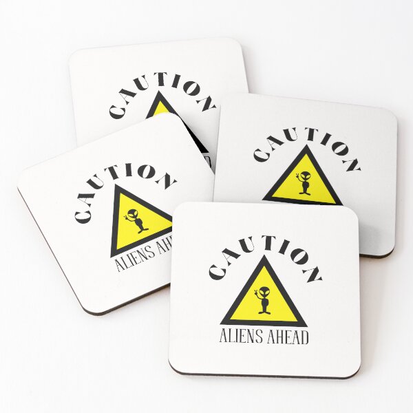 Item preview, Caution, Alien Invasion designed and sold by Sartoris Art.