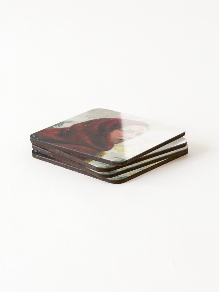 Thumbnail 4 of 5, Coasters (Set of 4), Red Riding Hood designed and sold by RifficStudios.