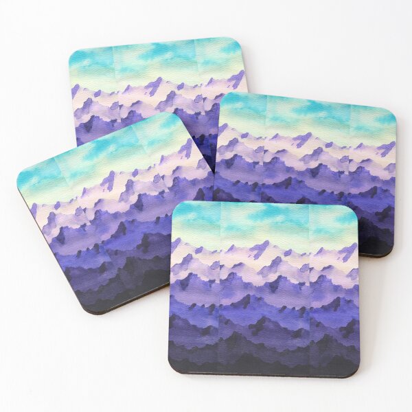 Item preview, A wave of Mountains designed and sold by The Alaskan Artist.