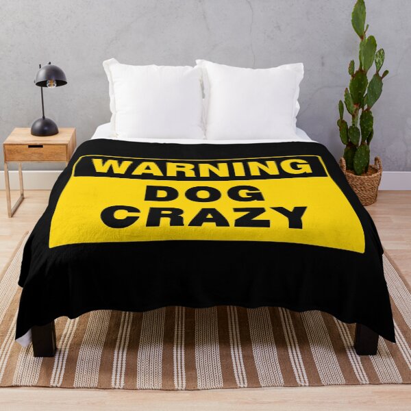 Item preview, WARNING SIGN, DOG CRAZY, NOVELTY SIGNAGE, QUIRKY designed and sold by AASparksDesigns.
