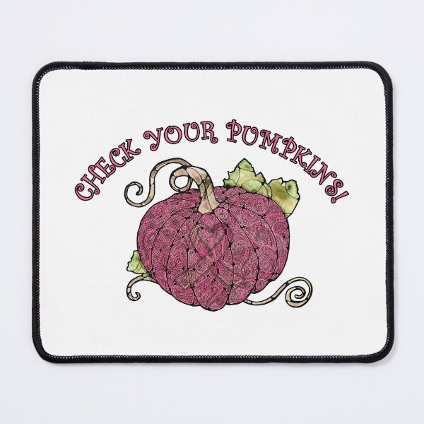 Item preview, Breast Cancer Awareness "Check Your Pumpkins" designed and sold by PinkWinkDesigns.