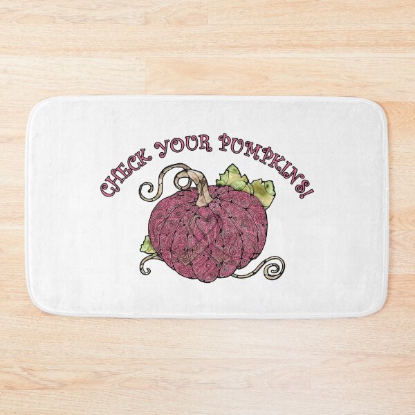 Item preview, Breast Cancer Awareness "Check Your Pumpkins" designed and sold by PinkWinkDesigns.