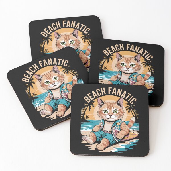 Item preview, Ginger Tabby Beach Fanatic designed and sold by 89BLACK.