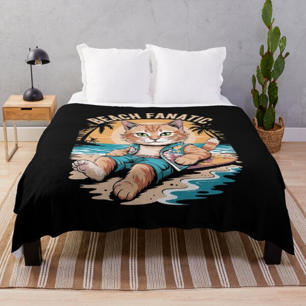 Item preview, Ginger Tabby Beach Fanatic designed and sold by 89BLACK.