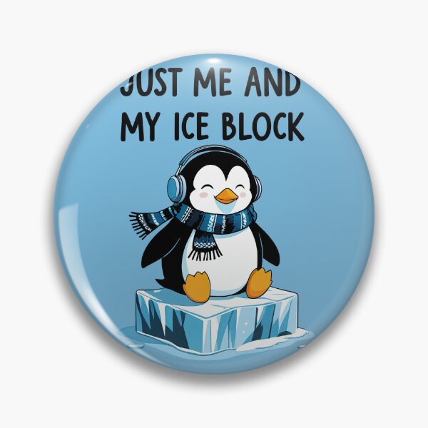 Item preview, Just me and my ice block – Chilling penguin designed and sold by ApriNoeScor.