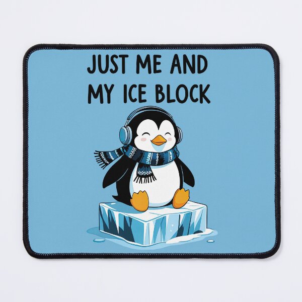 Item preview, Just me and my ice block – Chilling penguin designed and sold by ApriNoeScor.