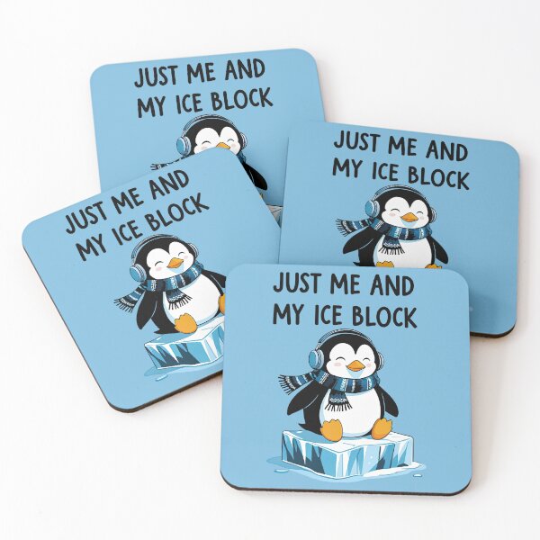 Item preview, Just me and my ice block – Chilling penguin designed and sold by ApriNoeScor.