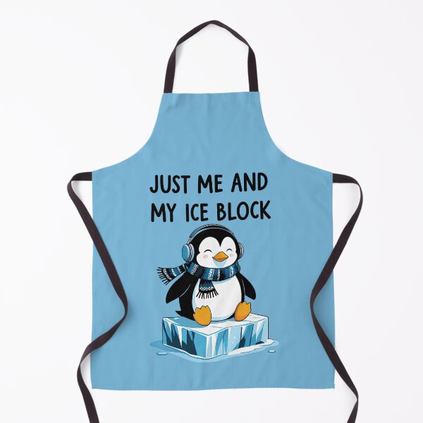 Item preview, Just me and my ice block – Chilling penguin designed and sold by ApriNoeScor.